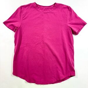 Lululemon Love Crew Tee Shirt Pink Short Sleeve
